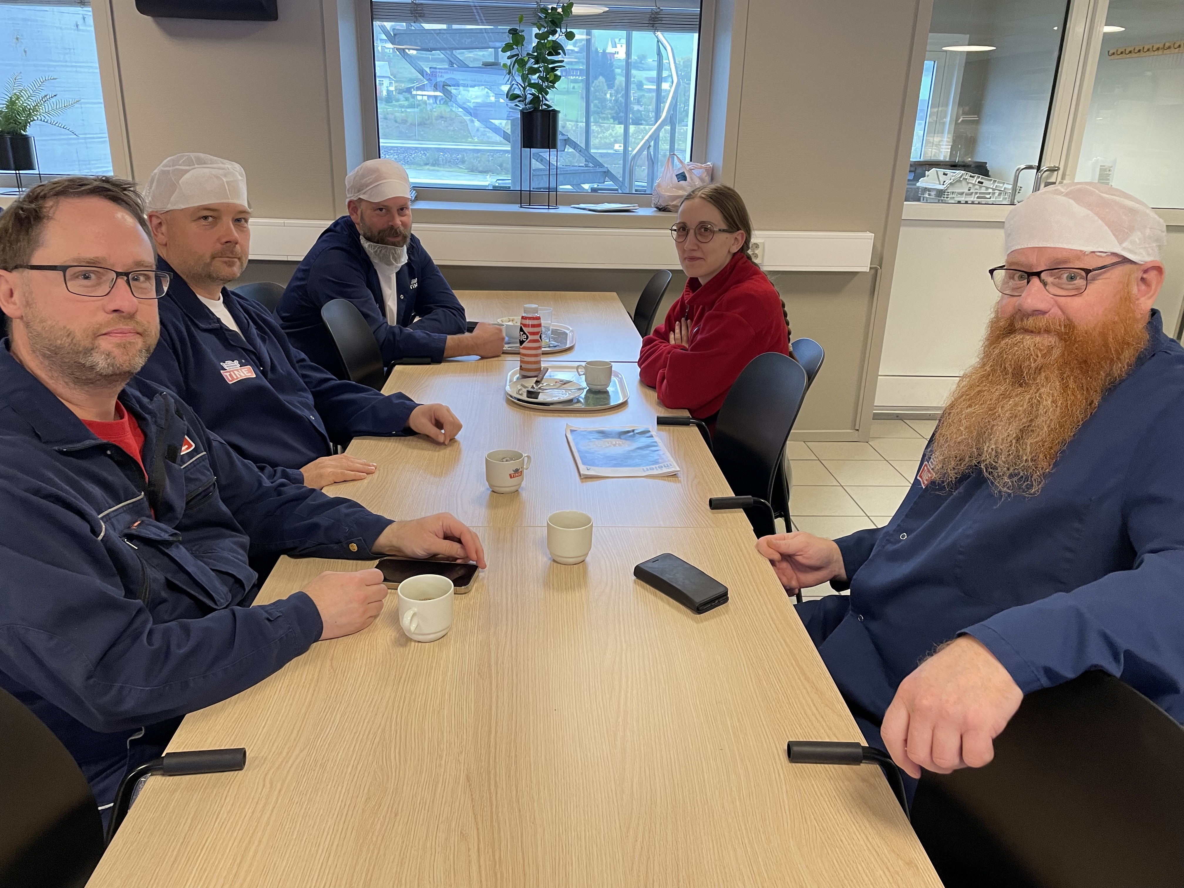 Mat- og meieriposten på besøk hos TINE Meieriet Tretten