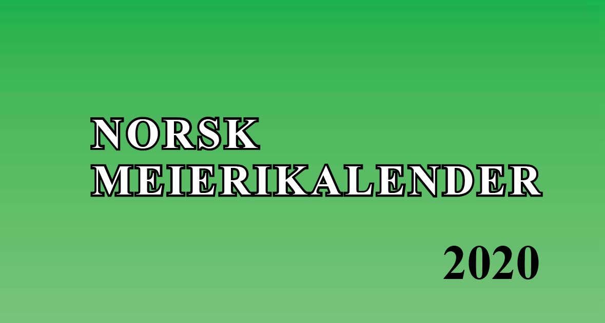 Norsk Meierikalender 2020