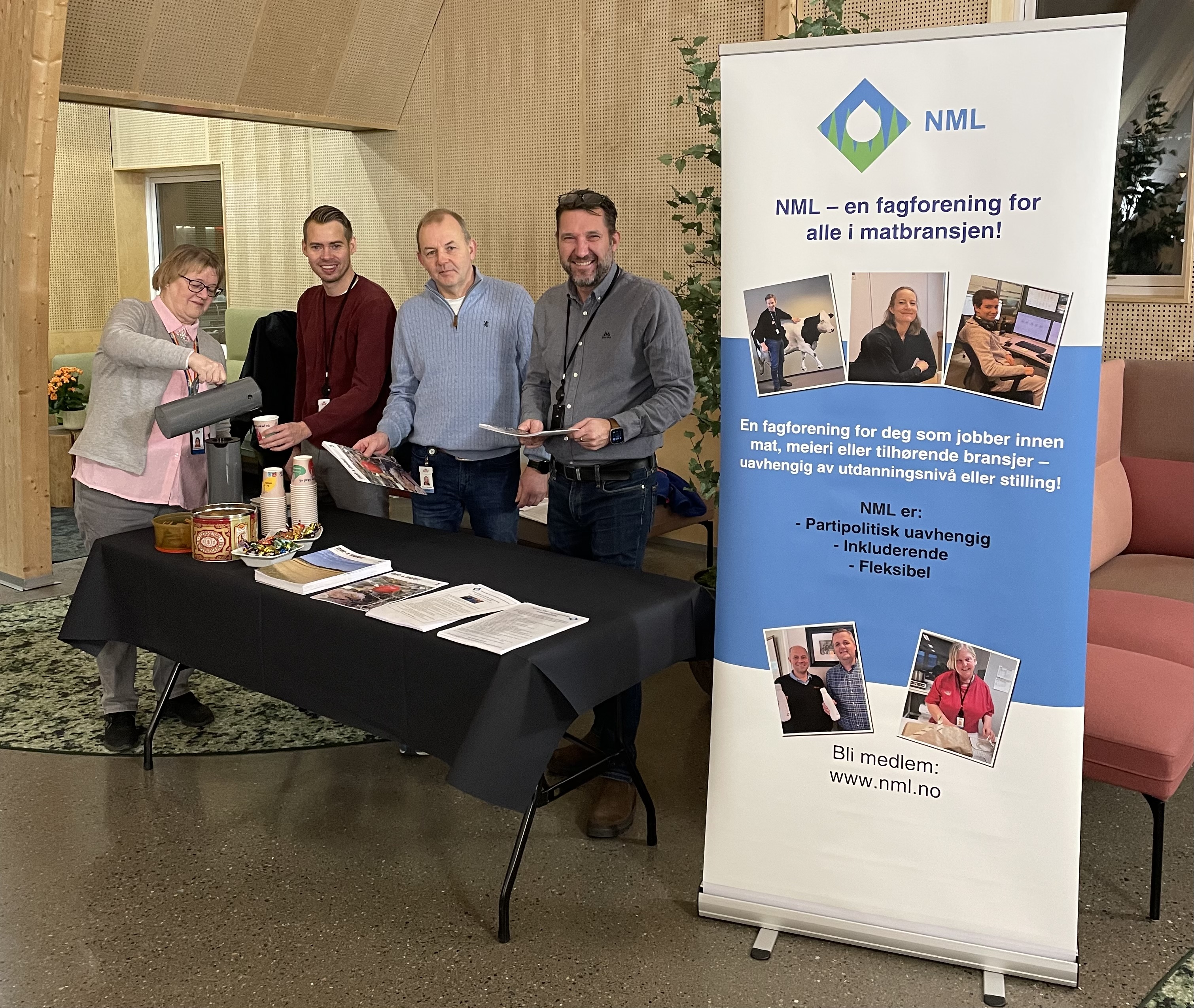 NML på plass om morgenen!