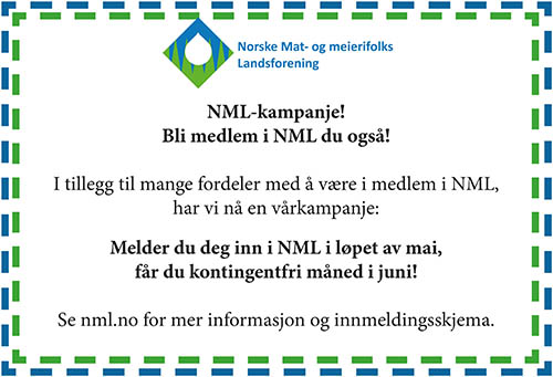 Husk NML-kampanjen i mai - kun 1 dag igjen!