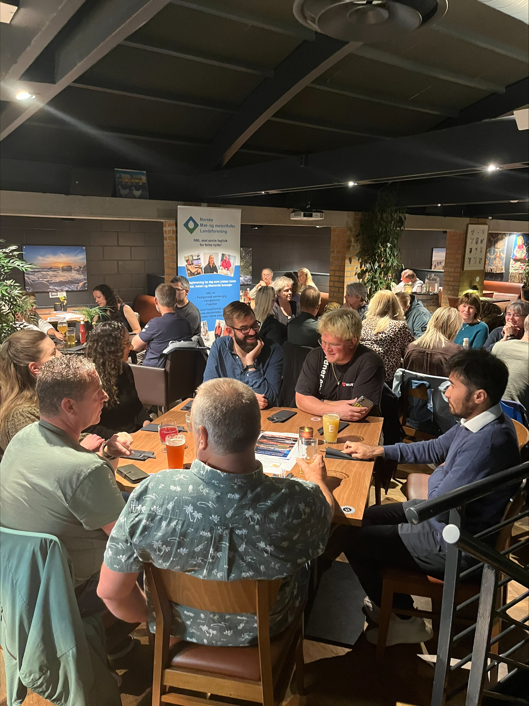 NML Lokallag Sør; Fellessamling for TINE Klepp og TINE Jæren i forbindelse med NML-Kickoff.