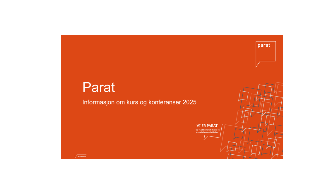 NML-medlemmer har nå tilgang til Parats rikholdige kurs og konferanseprogrammer.