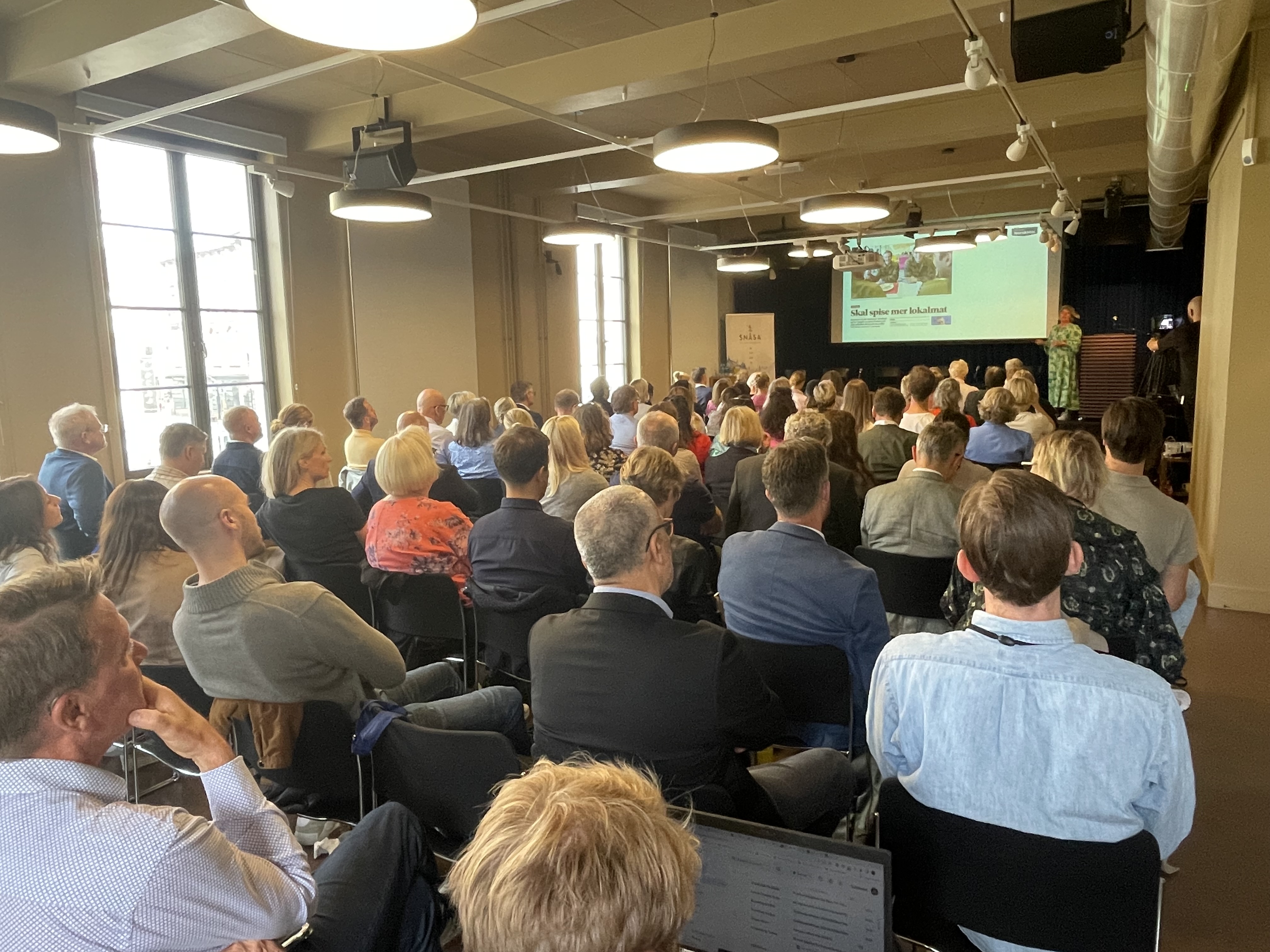 Konferanse angående norsk mat i framtidens matmarked.