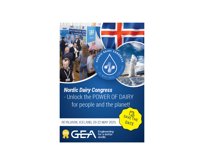 Nordisk Meierikongress 2025, 20-22. mai, Reykjavik Island.